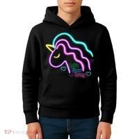 Let's Glow Crazy Unicorn Cute Kids Hoodie thumb 4