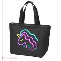 Let's Glow Crazy Unicorn Cute Tote Bag thumb 3