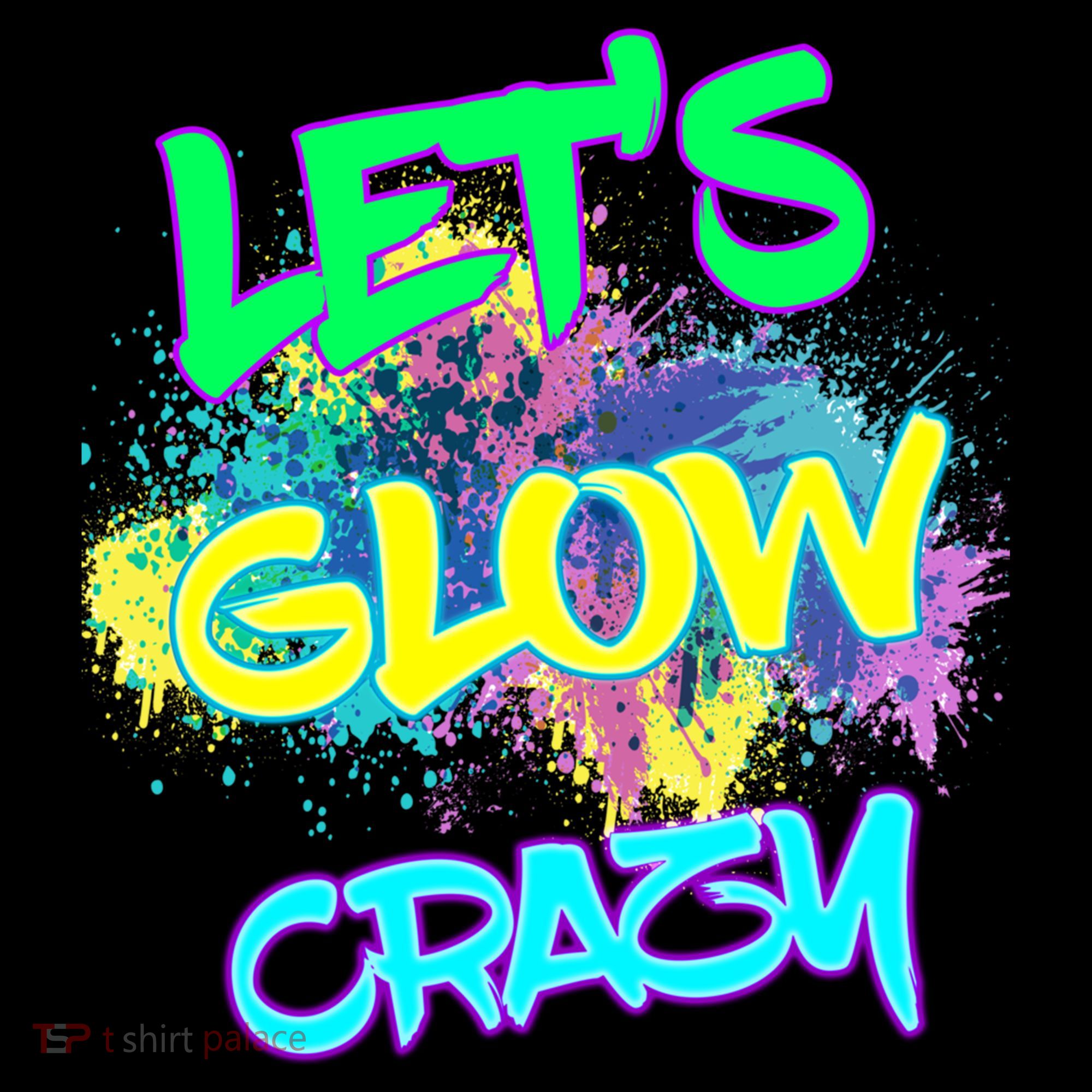 Let's Glow Crazy Glow Party 80s Retro Costume Party Lover Cute Gift Coffee Mug