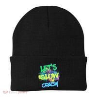 Let's Glow Crazy Glow Party 80s Retro Costume Party Lover Cute Gift Beanie thumb 0