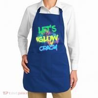 Let's Glow Crazy Glow Party 80s Retro Costume Party Lover Cute Gift Apron thumb 2
