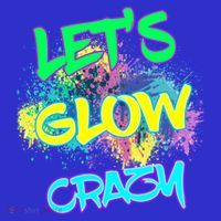 Let's Glow Crazy Glow Party 80s Retro Costume Party Lover Cute Gift Mousepad thumb 1