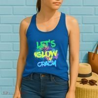Let's Glow Crazy Glow Party 80s Retro Costume Party Lover Cute Gift Women's Tank Top thumb 2