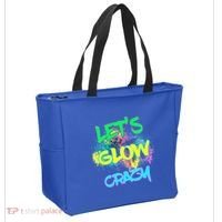 Let's Glow Crazy Glow Party 80s Retro Costume Party Lover Cute Gift Tote Bag thumb 2