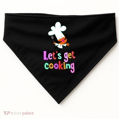 Lets Get Cooking USA-Made Doggie Bandana