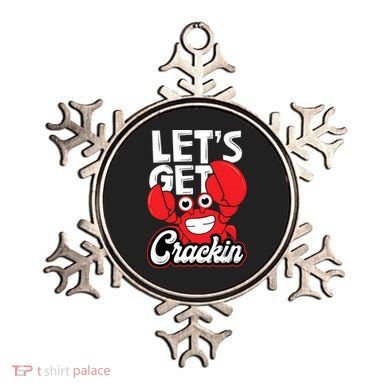 Let's Get Crackin Funny Crab Eater Seafood Lover Crab Boil Ornament