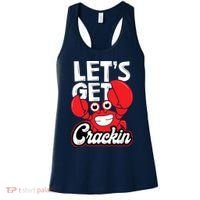 Let's Get Crackin Funny Crab Eater Seafood Lover Crab Boil Women's Tank Top thumb 0
