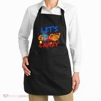 Let's Glow Crazy Glow Party 80s Retro Costume Party Lover Apron thumb 2