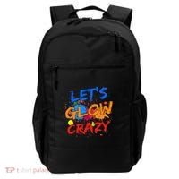 Let's Glow Crazy Glow Party 80s Retro Costume Party Lover Backpack thumb 0