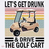 Lets Get Drunk And Drive Golf Cart Beanie thumb 2