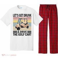 Lets Get Drunk And Drive Golf Cart Pajama Set thumb 0