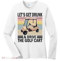Lets Get Drunk And Drive Golf Cart Women's Long Sleeve Shirt thumb 0
