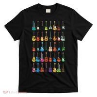 Love Guitar Different Guitars Music Lover Funny Gift T-Shirt thumb 0