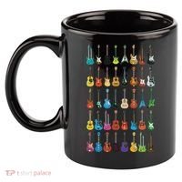 Love Guitar Different Guitars Music Lover Funny Gift 11oz C Handle Ceramic Mug thumb 2