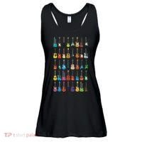 Love Guitar Different Guitars Music Lover Funny Gift Ladies Essential Flowy Tank thumb 0