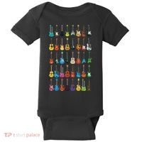 Love Guitar Different Guitars Music Lover Funny Gift Baby Bodysuit thumb 0