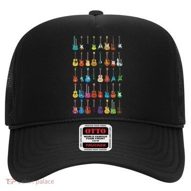 Love Guitar Different Guitars Music Lover Funny Gift Hat