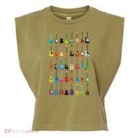 Love Guitar Different Guitars Music Lover Funny Gift Garment-Dyed Women's Muscle Tee thumb 0