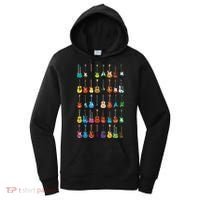 Love Guitar Different Guitars Music Lover Funny Gift Women's Hoodie thumb 0