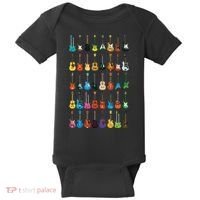 Love Guitar Different Guitars Music Lover Funny Gift Baby Bodysuit thumb 0