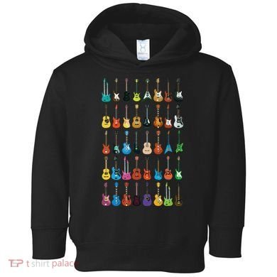 Love Guitar Different Guitars Music Lover Funny Gift Toddler Hoodie