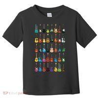 Love Guitar Different Guitars Music Lover Funny Gift Toddler T-Shirt thumb 0