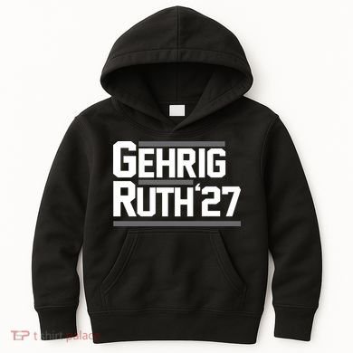 Lou Gehrig Day Lou Gehrig Ruth27 Kids Hoodie