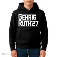 Lou Gehrig Day Lou Gehrig Ruth27 Kids Hoodie thumb 4