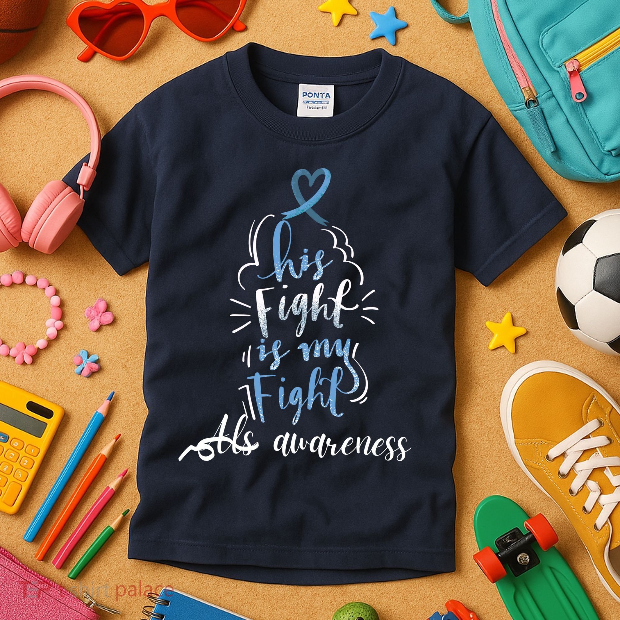Lou Gehrig Disease ALS Awareness Month Celebration, Perfect For MND Patients Kids T-Shirt