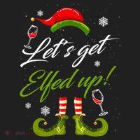 Let's Get Elfed Up Wine Drinking Christmas Tumbler thumb 3