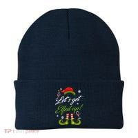 Let's Get Elfed Up Wine Drinking Christmas Beanie thumb 0