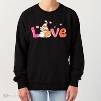 Love Gnome Easter Spring Cute Women's Sweatshirt thumb 0