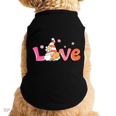 Love Gnome Easter Spring Cute Doggie Tank
