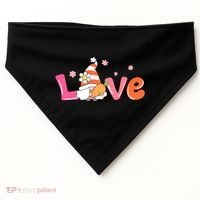 Love Gnome Easter Spring Cute USA-Made Doggie Bandana thumb 0