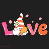 Love Gnome Easter Spring Cute Beanie thumb 2