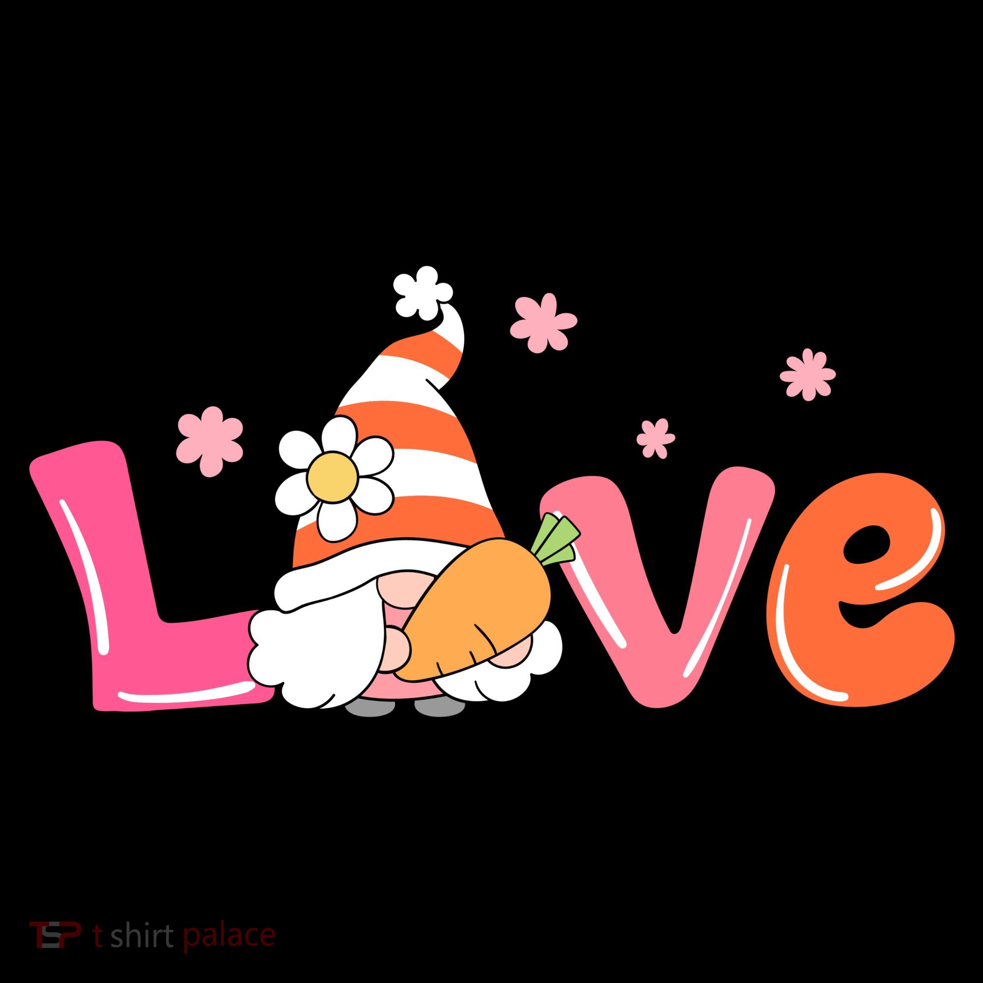 Love Gnome Easter Spring Cute Women's Hoodie