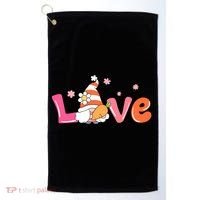 Love Gnome Easter Spring Cute Golf Towel thumb 0