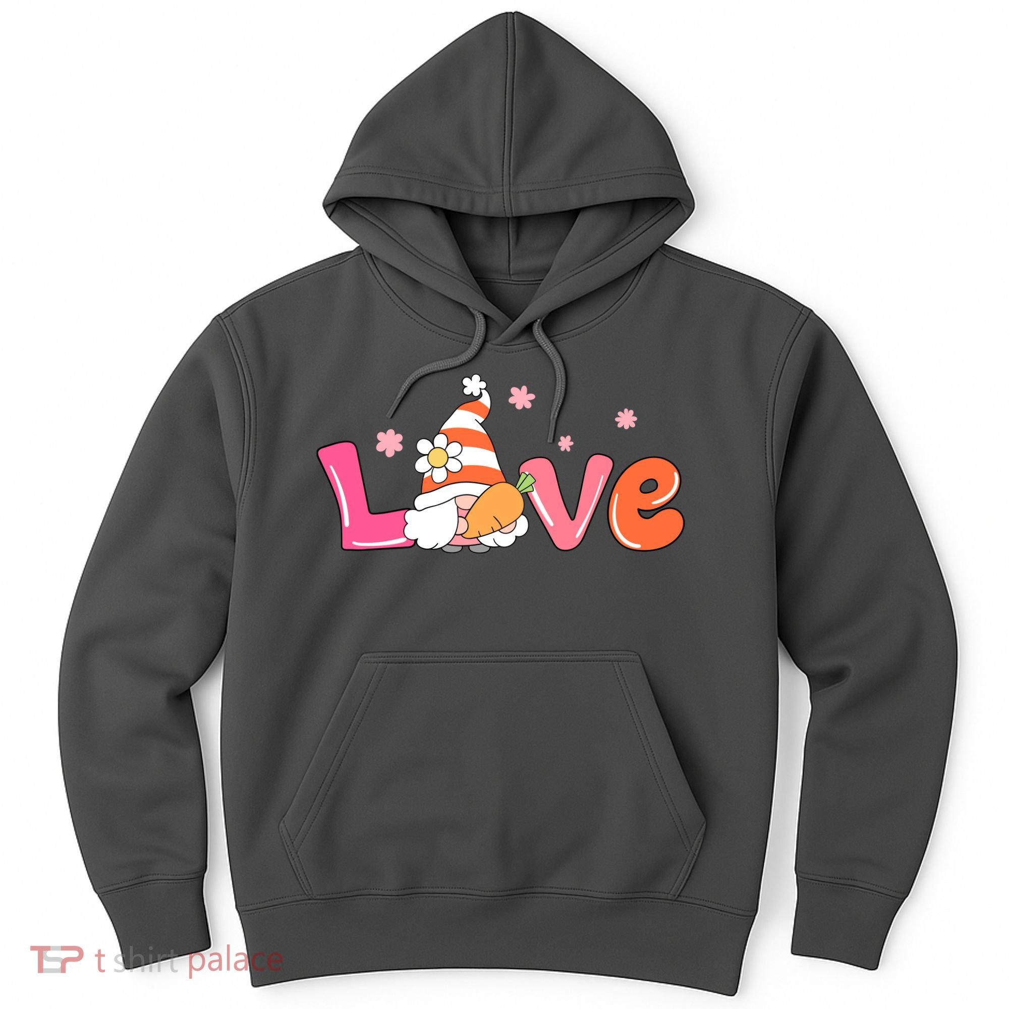Love Gnome Easter Spring Cute Hoodie