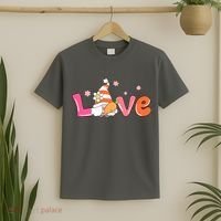 Love Gnome Easter Spring Cute T-Shirt thumb 2