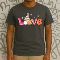 Love Gnome Easter Spring Cute T-Shirt thumb 3