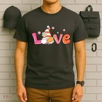 Love Gnome Easter Spring Cute T-Shirt thumb 6