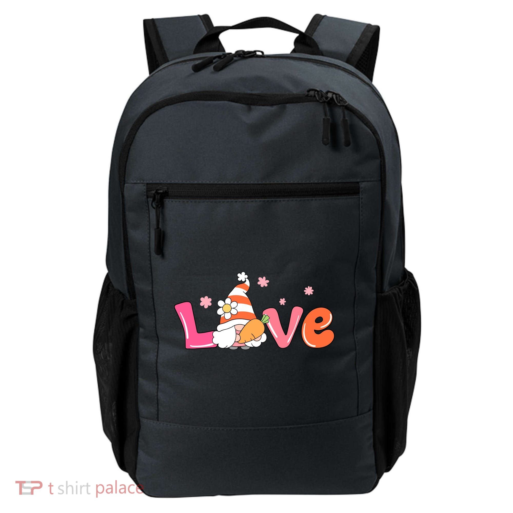 Love Gnome Easter Spring Cute Backpack