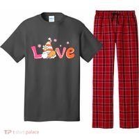 Love Gnome Easter Spring Cute Pajama Set thumb 0