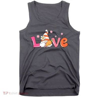 Love Gnome Easter Spring Cute Tank Top