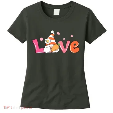 Love Gnome Easter Spring Cute Women's T-Shirt
