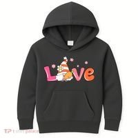 Love Gnome Easter Spring Cute Kids Hoodie thumb 0