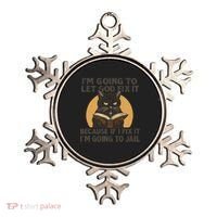 Let God Fix It - Cat Quote Ornament thumb 0