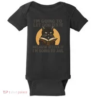 Let God Fix It - Cat Quote Baby Bodysuit thumb 0