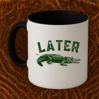 Later Gator Funny Alligator Coffee Mug thumb 2