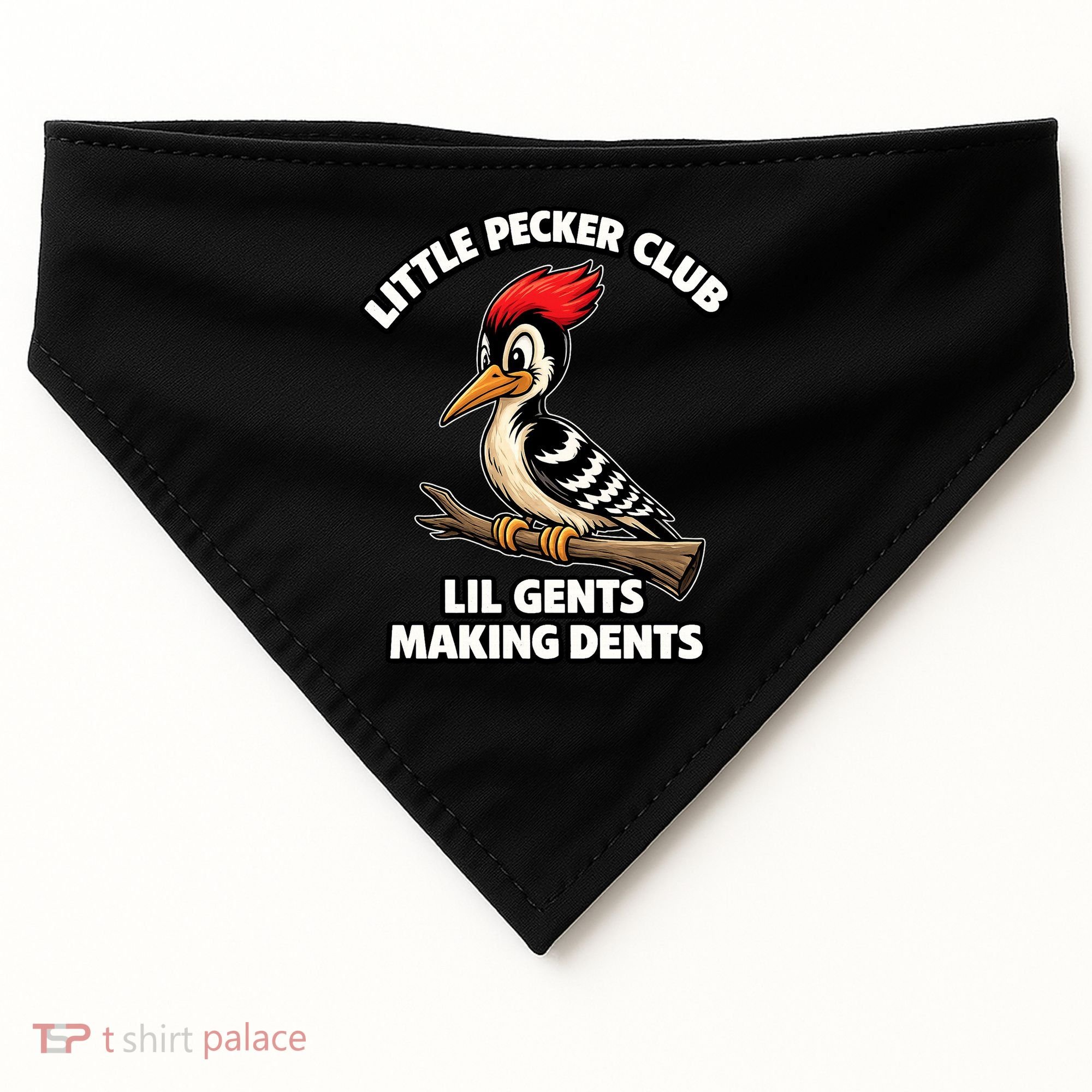 Lil Gent Funny Bird Enthusiast Club Cute Gift USA-Made Doggie Bandana